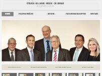 Website Screenshot Struck Hilligus Weide Dr. Ismar Rechtsanwälte und Notare