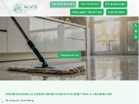 Website Screenshot Alvis Gebäudereinigung