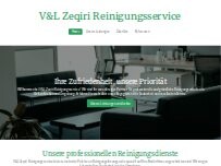 Website Screenshot V&L Zeqiri Reinigungsservice