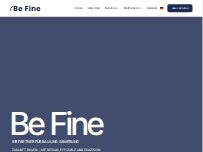 Website Screenshot Be Fine – Bau & Innenausbau Berlin