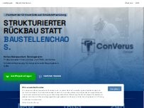 Website Screenshot ConVerus GmbH