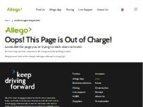 Website Screenshot Allego Charging Station