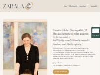 Website Screenshot Praxis Zabala