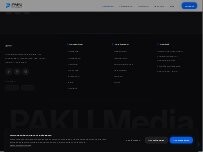 Website Screenshot PAKU Media - Digitales Marketing