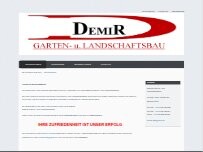 Website Screenshot Demir Bau
