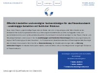 Website Screenshot Thomas Okrusch - Sachverständiger für Fliesen-, Platten u. Mosaik