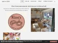 Website Screenshot Kimi's cafe
