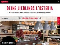 Website Screenshot L'Osteria Nürnberg Tullnaupark