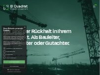 Website Screenshot B Quadrat Ingenieurbüro