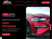 Website Screenshot Dreamcars Sportwagenvermietung