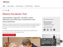 Website Screenshot Malteser Café Malta Kirchheim