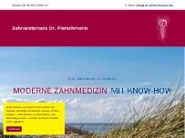 Website Screenshot Zahnarztpraxis Dr. Pietschmann - Grömitz