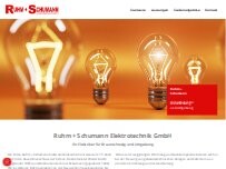 Website Screenshot Ruhm + Schumann