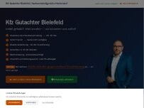 Website Screenshot Kfz-Gutachter Bielefeld - Sachverständigenbüro Heckendorf