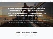 Website Screenshot Stealth Campervan