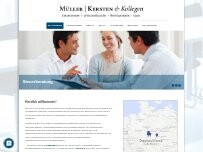 Website Screenshot Müller Kersten und Kollegen