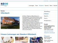 Website Screenshot OrthoTechnik Rummelsberg, Standort Offenbach