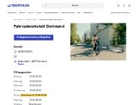 Website Screenshot DECATHLON Fahrradwerkstatt