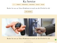 Website Screenshot KA Service Schlüsseldienst