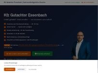 Website Screenshot Kfz-Gutachter Essenbach - Sachverständigenbüro Krusche