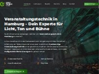 Website Screenshot EventTechnik nord ETN GmbH - Veranstaltungstechnik
