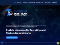 Website Screenshot Bayerischer Jobtitan
