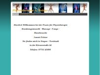 Website Screenshot Petra Goldbach Krankengymnastik-Praxis