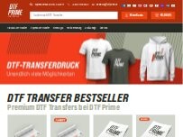 Website Screenshot DTF Prime