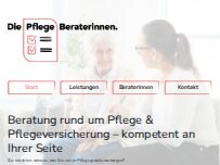 Website Screenshot Die Pflegeberaterinnen