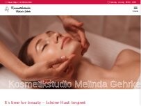 Website Screenshot Kosmetikstudio Melinda Gehrke Inh. Melinda Gehrke