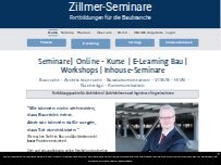 Website Screenshot Zillmer-Seminare