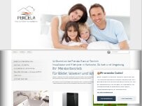 Website Screenshot Percela Sanitär-Technik