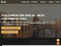 Website Beck Steuerberatung | Steuerberater Berlin