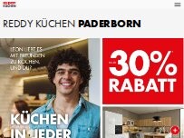 Website Screenshot REDDY Küchen Paderborn