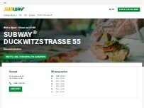 Website Screenshot Subway