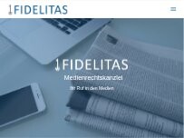 Website FIDELITAS Medienrechtskanzlei, Rechtsanwalt Christian Zahnow, LL.M.