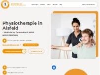 Website Screenshot NOVOTERGUM Physiotherapie Alsfeld