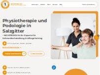 Website Screenshot NOVOTERGUM Physiotherapie & Podologie Salzgitter iTZ Bad