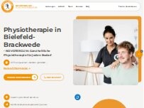 Website Screenshot NOVOTERGUM Physiotherapie Bielefeld-Brackwede