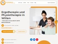 Website Screenshot NOVOTERGUM Physiotherapie & Ergotherapie Witten