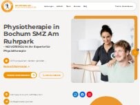 Website Screenshot NOVOTERGUM Physiotherapie Bochum SMZ am Ruhrpark
