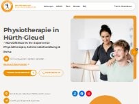 Website Screenshot NOVOTERGUM Physiotherapie Hürth-Gleuel