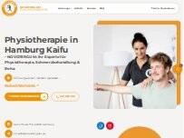 Website Screenshot NOVOTERGUM Physiotherapie Hamburg Kaifu