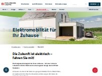 Website Screenshot PFALZWERKE Ladestation