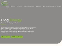 Website Screenshot Frogenergy Driesner & Ziemer GbR