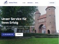 Website Screenshot Andreas Brocks Immobilien - Immobilienmakler Dülmen, Coesfeld, Reken