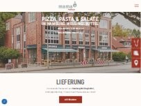 Website Screenshot mama trattoria Hamburg Wellingsbüttel