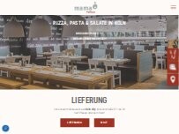 Website Screenshot mama trattoria Köln City