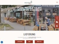 Website Screenshot mama trattoria Hamburg Winterhude