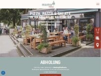Website Screenshot mama trattoria Blankenese